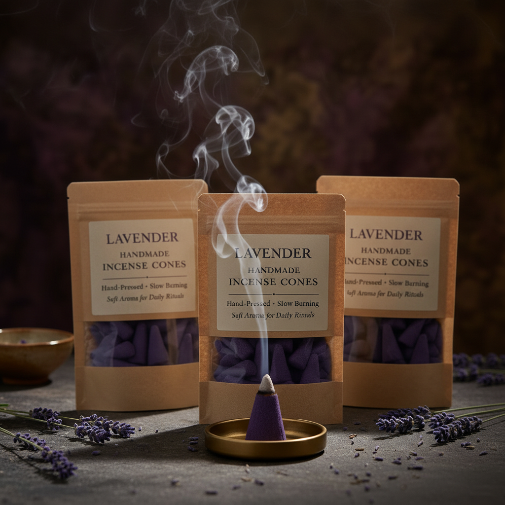 CalmAura Lavender Cones