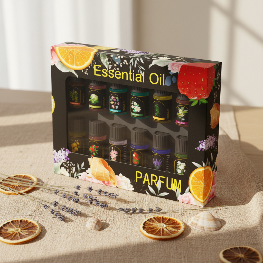 Essential Oil Set Lifestyle Shot
