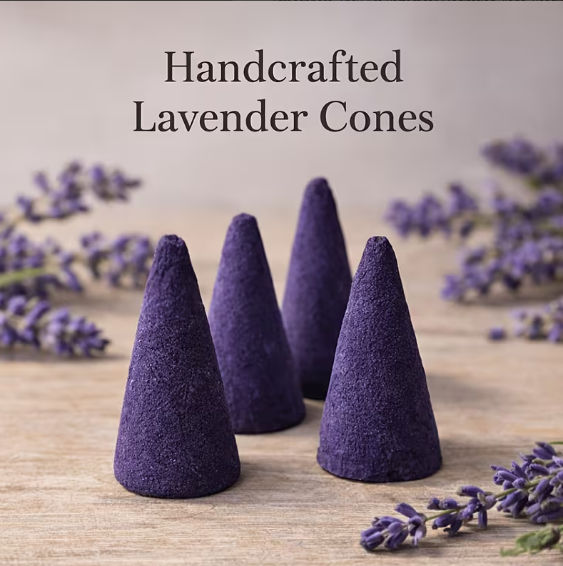 CalmNest Lavender Cones (75pcs)